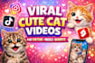 make viral cat videos for tiktok reels youtube shorts