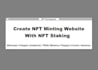 do nft minting website with staking feature
