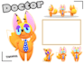 create a stylized 3d character