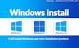 install windows 11, 10, 8 on your computer remotely