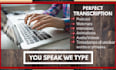 transcribe your audio or video files accurately