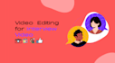 edit your zoom, interview or webinar videos