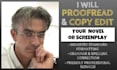 proofread, copy edit and format your novel or screenplay