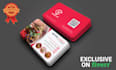 design creative food court bakery and restaurant business card