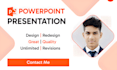 design or redesign powerpoint presentation and pitch deck
