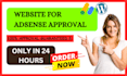design website for adsense approval