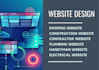 roofing, construction, contractor, plumbing, handyman, electrical website