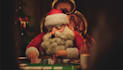 create a funny santa poker night christmas intro video