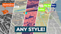 create a custom map animation