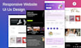 design web template, figma web design, mockups, website UI UX