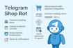 develop your  telegram product selling bot and mini app