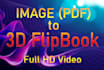 do convert album image pdf to flipbook HD video