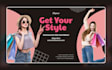 design awesome website banner, hero banner