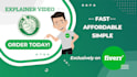 create a custom 2d animated explainer video