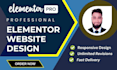 wordpress elementor website design using elementor pro page builder