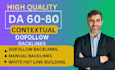 do 5000 high quality contextual SEO dofollow authority backlinks link building