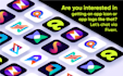 design modern and attractive technology website, mobile app icon logo
