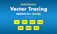 perfectly trace logo or image in vector