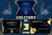 do premium certificate design within 3 hours