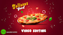 do professional food video editing