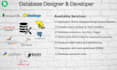 do proper database design, development and data analytics