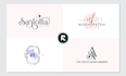 design elegant feminine logo and  social media branding