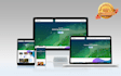 create modern responsive website with active contact form