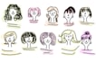 create simple figure clipart and minimal logo