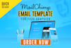 design mailchimp email template for your campaign