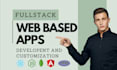 develop custom web application and business application