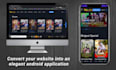 convert website to android app using webview