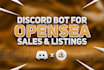 develop an opensea nft sales and listings discord bot