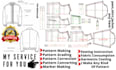 make clothing sewing pattern, size grading for your project