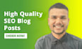 write high quality SEO blog post for google page one