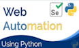 build a python selenium web automation bot to automate any given task