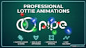 create custom lottie logo and icon animations for web and app