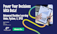 advanced machine learning projects with r, python, weka