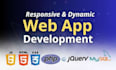 design and develop web applications using HTML, CSS, js, PHP