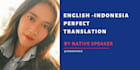 professionally translate a flawless english to bahasa indonesia