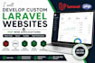 develop custom laravel websites and PHP web applications