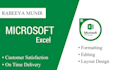 create and edit your microsoft excel assignments and projects