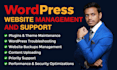 be your wordpress website manager for maintenance or updates