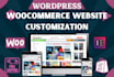 fix woocommerce and ecommerce issue and customize woocommerce website in 24hours