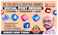 create social media post, banner and thumbnail