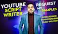 be your youtube script writer for high quality content