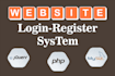 develop user login register system on your website