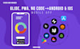 publish no code app builder, glide app, or pwa to android and ios appstore