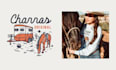 make vintage design for t shirt with western vibes