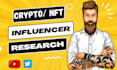 find nft crypto influencer to promote your project