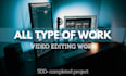 do video editing work for your social media